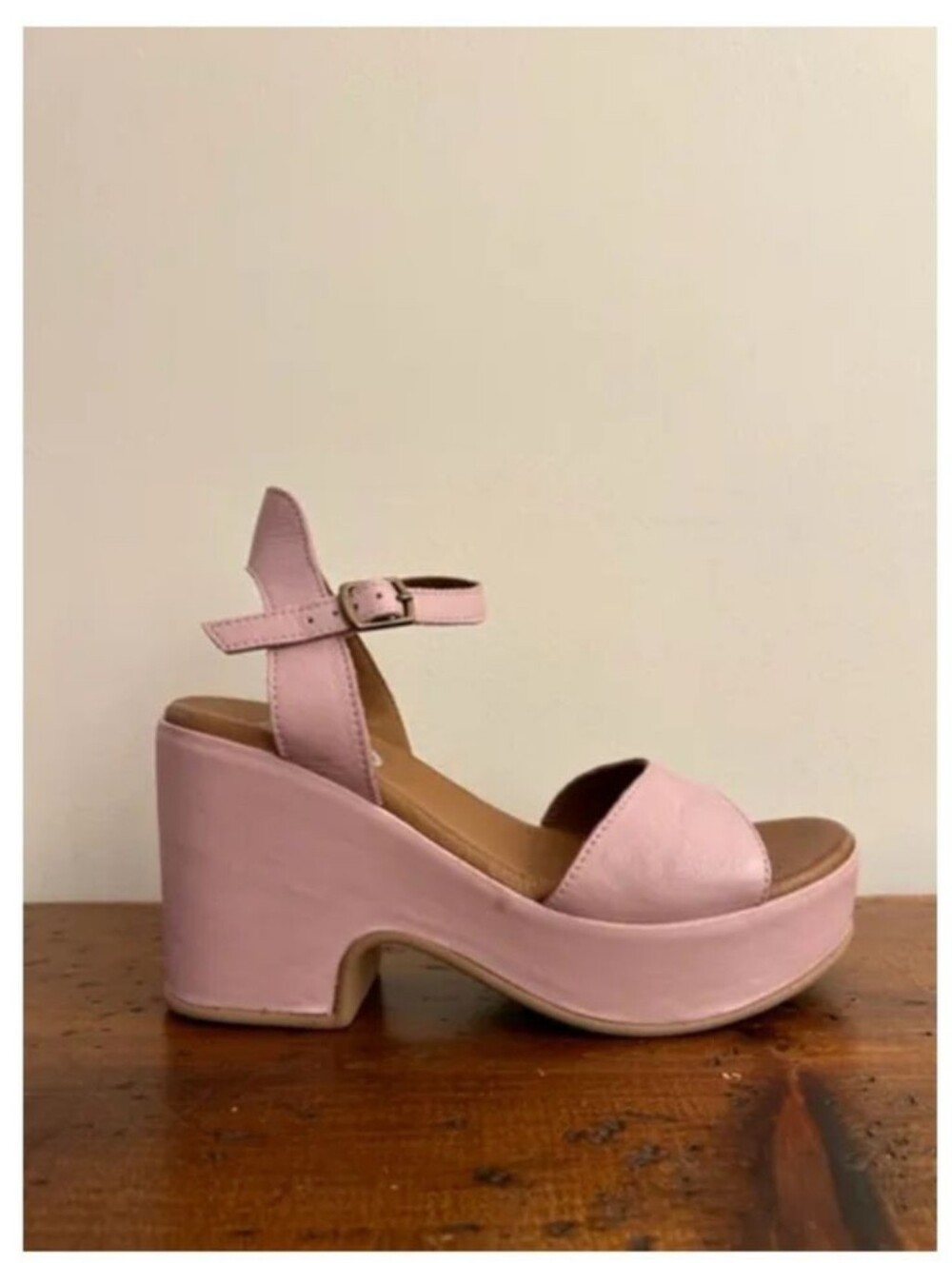 Bueno Platform Leather Sandals